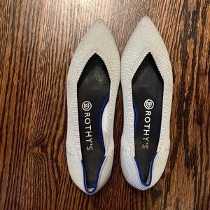 Flax pointed toe Rothy’s 8.5